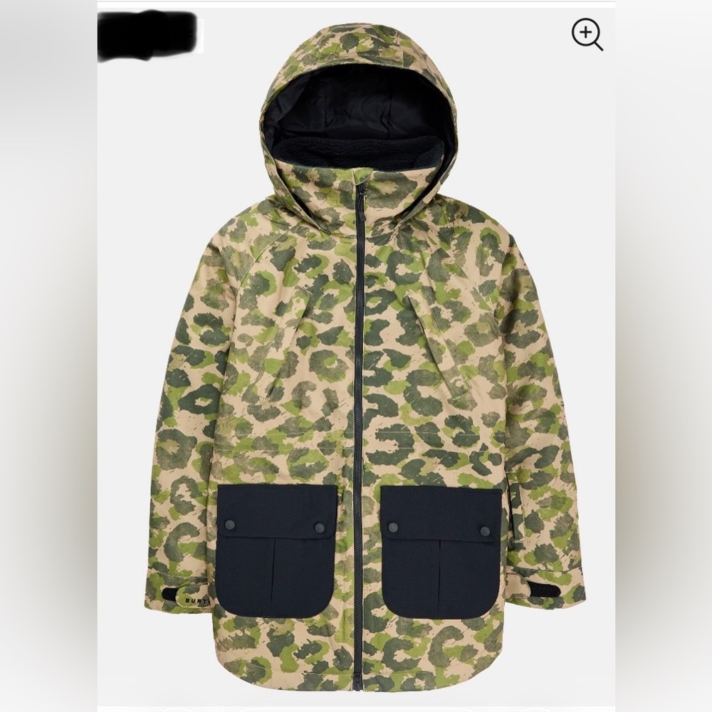 Burton Camouflage Prowess Ski/snowboard Snow Jacket